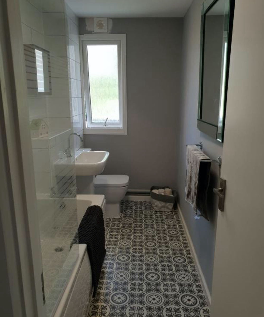 The apartment after its complete refurbishment